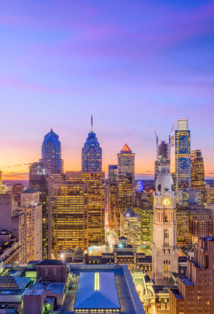 Philadelphia Pennsylvania Cityscape reverse engineering 3d printing services offered in philadelphia, showing a philadelphia skyline