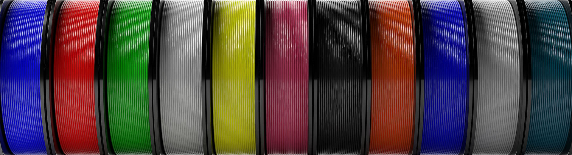 Filaments for 3D printing. ABS wire plastic for 3d printer, var
