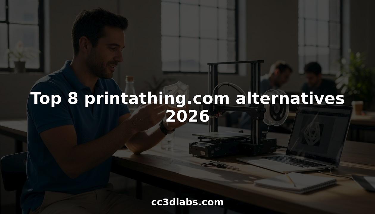 Engineer reviews 3D print prototype at workspace