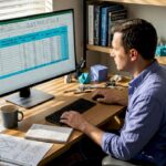 Product developer analyzing 3D printing costs