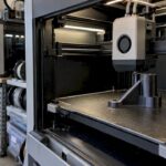 Functional test part printing on a build plate