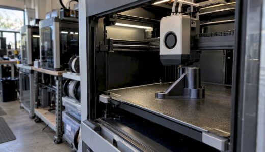 Functional test part printing on a build plate